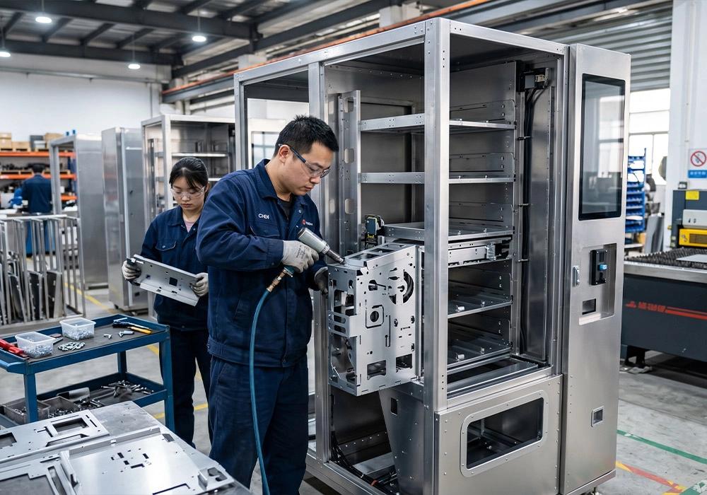 Pakring Kiosk Manufacturing & Assembly at Lean Kiosk